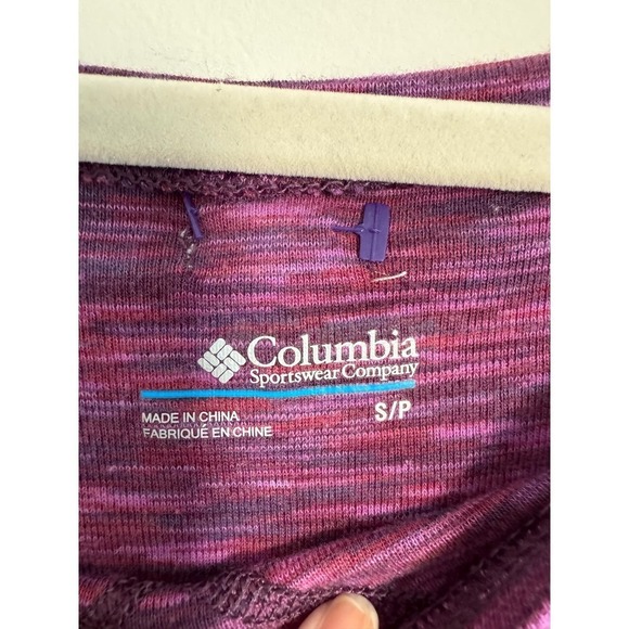 Columbia Knit Drawstring Outerspaced Dress Magenta Size Small - Picture 3 of 4